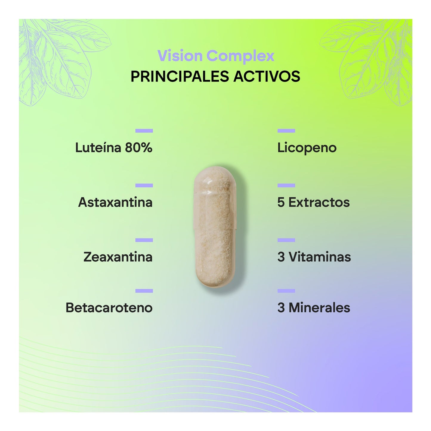 Nutralie Vision Complex de Luteína+Zeaxantina+Astaxantina Ojos 60caps