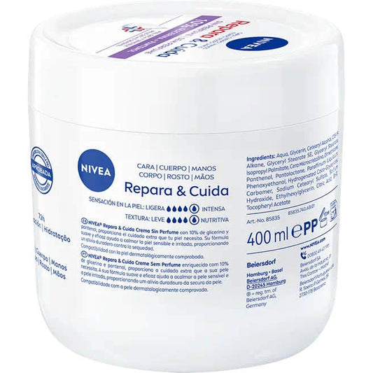 Nivea Repara & Cuida 10% Glicerina + Pantenol 400 ml