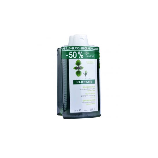 Klorane Seborreductor Champú a la Ortiga 2x400ml