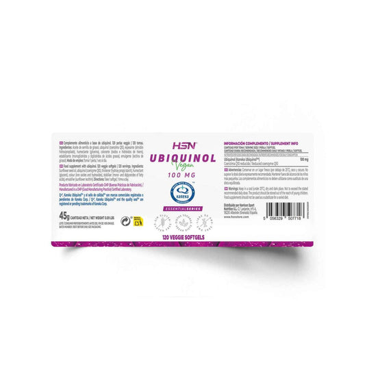 HSN Ubiquinol Kaneka Ubiquinol™ 100mg 120 perlas vegetales