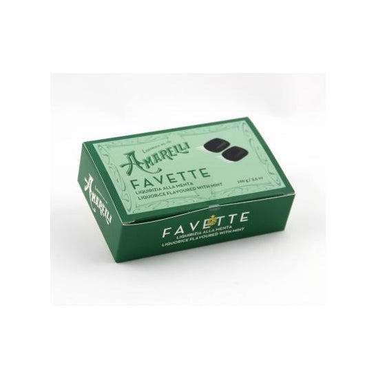 Amarelli green Favette Menta 12 X100 g