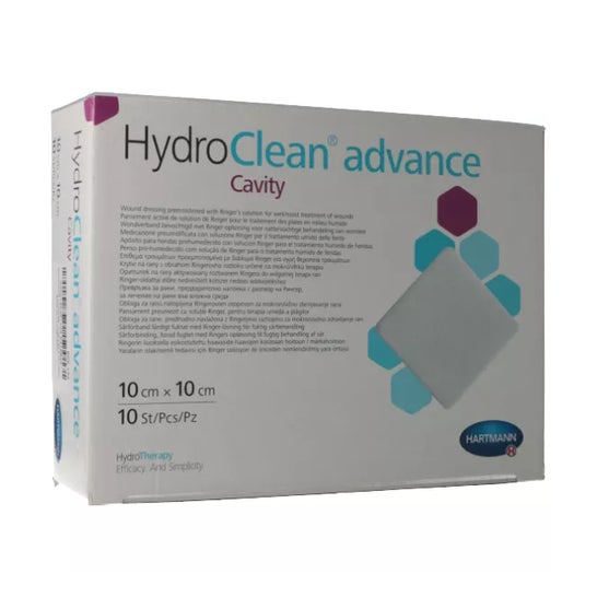 Hydroclean Advance Cavity Pansements 10x10cm 10uds