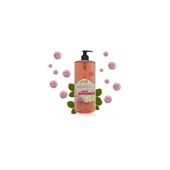 Mkl - Jabón líquido de Marsella Rosa de Damasco 1l