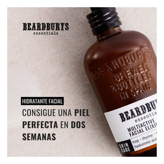 Beardburys Essentials Multiactive Facial Elixir Crema Hidratante Facial 50ml