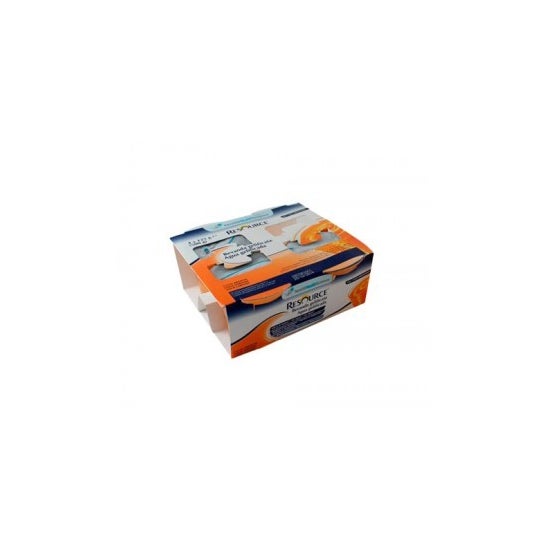 Resource Aqua+ Agua Gelificada Naranja 4x125g