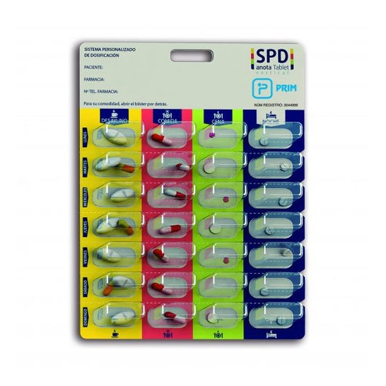 Prim Spd Tablet Vertical Carton+Alveolos 125 Uds