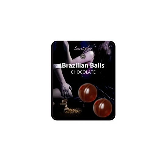 Secret Play Set 2 Brazilian Balls Aroma Chocolate 8gr