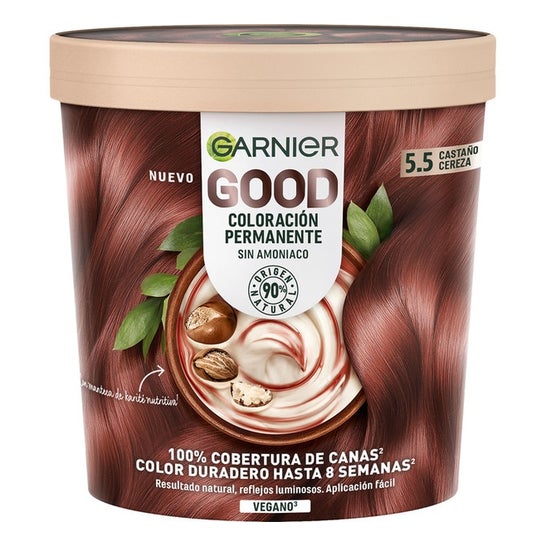 Garnier Good Coloración Permanente Nro 5.5 Castaño Cereza 217ml