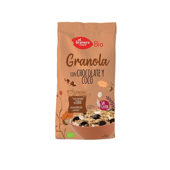 El granero Integral granola con Choco y Coco Bio Sin gluten 350 g