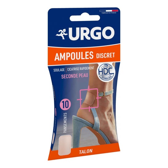 Urgo Discret Ampollas Apósito Talón 10 uds
