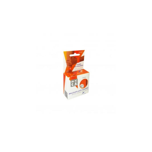 Pharmavoyage Anti-Nail Brazalete Naranja Pequeño 2 piezas
