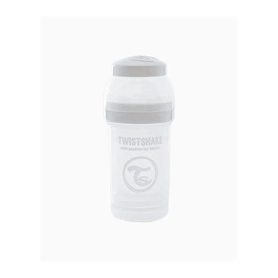 Twistshake Biberon Anticolico 180ml Blanco