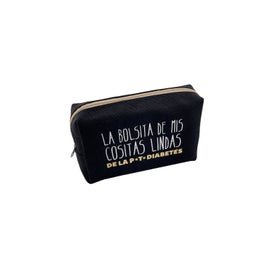 Ikooki "Bolsita Cositas" Estuche Diabetes Negro 1ud