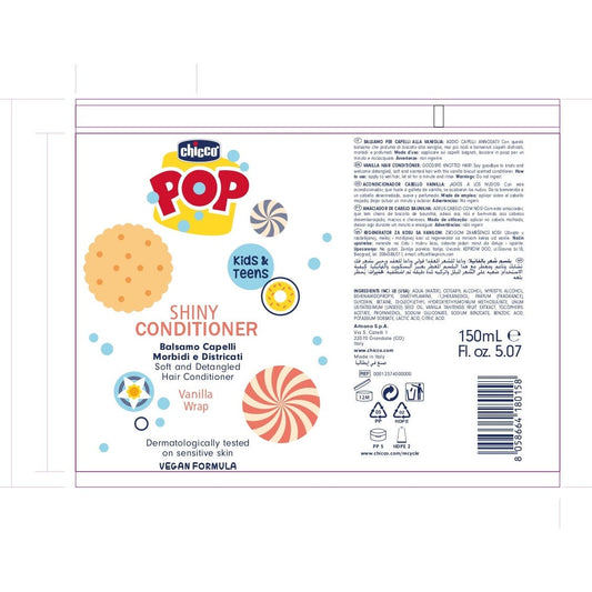 Chicco Pop Shiny Acondicionador Vainilla 150 ml