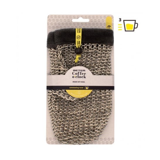 Beter Coffee O'Clock Guante Exfoliante de Sisal y Lino 1ud