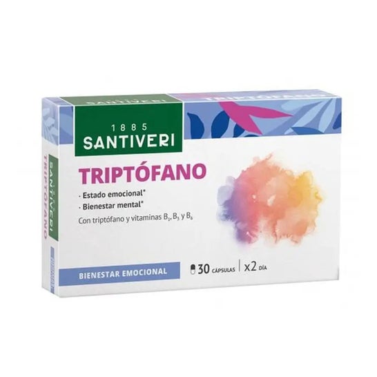 Santiveri Triptófano + Vitaminas B1 B3 y B6 30 caps