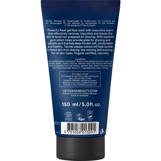 Urtekram Men Limpiador Facial 150 ml
