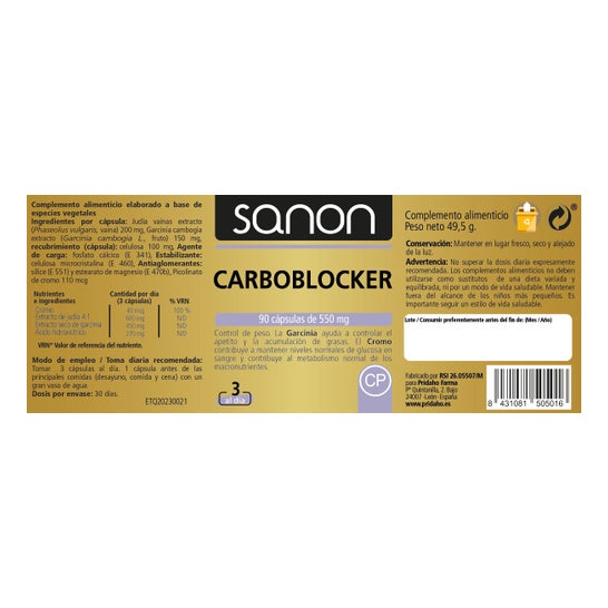 Sanon Carboblocker 90 caps