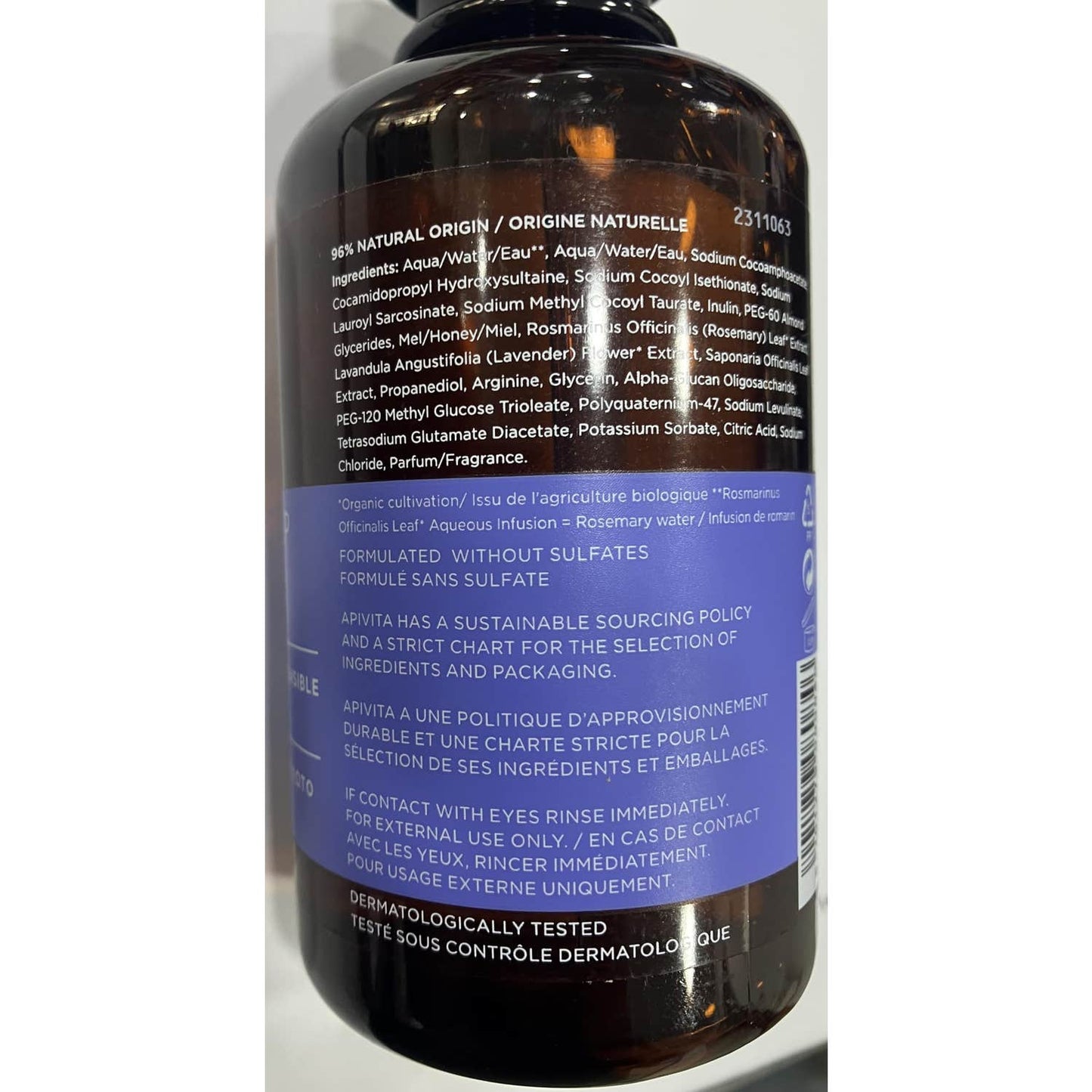 Apivita Champu Cuero Cabelludo Sensible 250ml