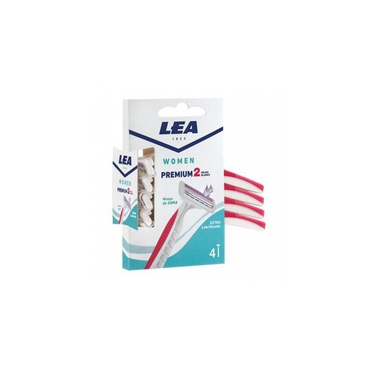 Lea Women Premium 2 Lâminas Descartáveis Lâminas 4 u