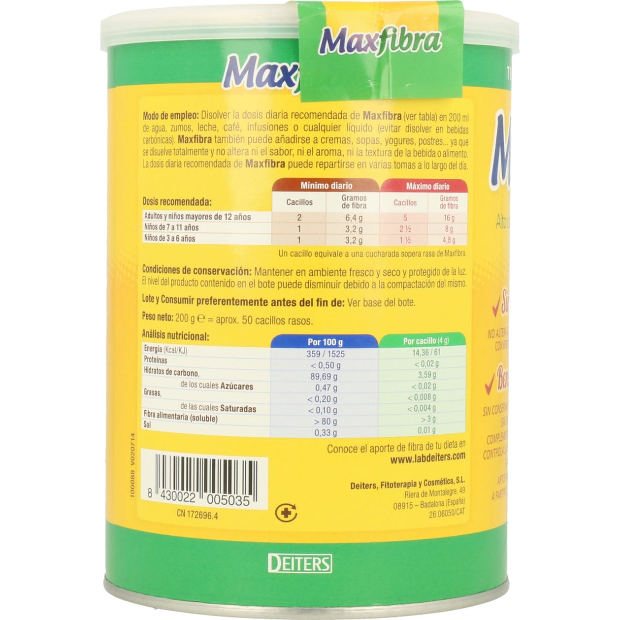 Maxfibra 200g