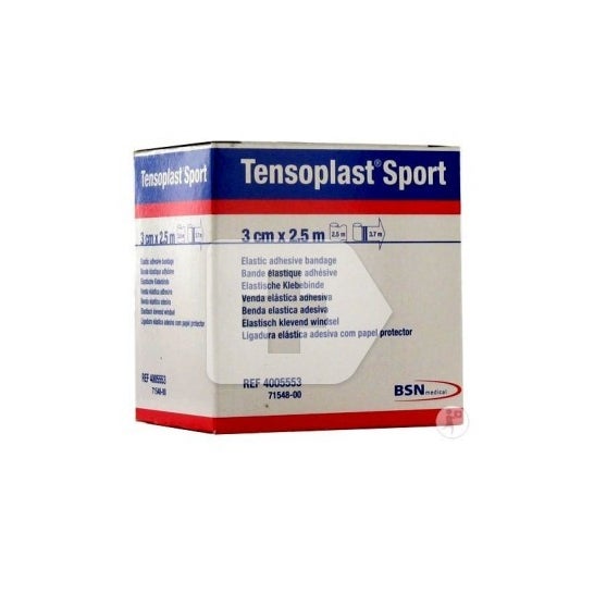 Tensoplast sport Venda Elástica Adhesiva 3 cmx2,5M 1 ud