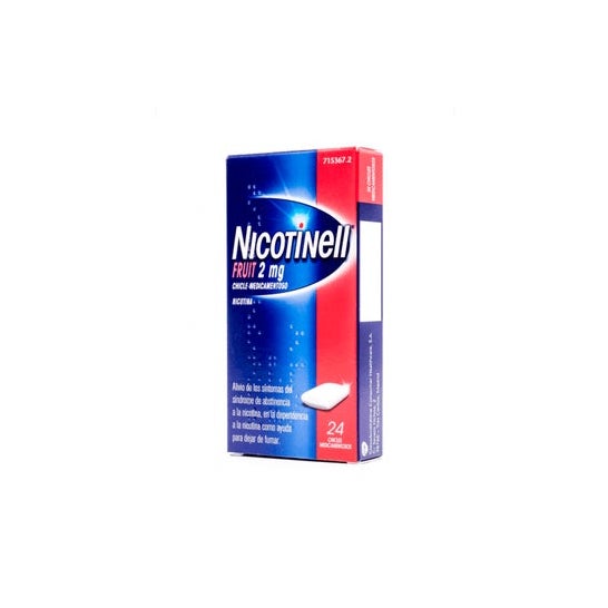 Nicotinell Fruit 2mg Chicles 24uds
