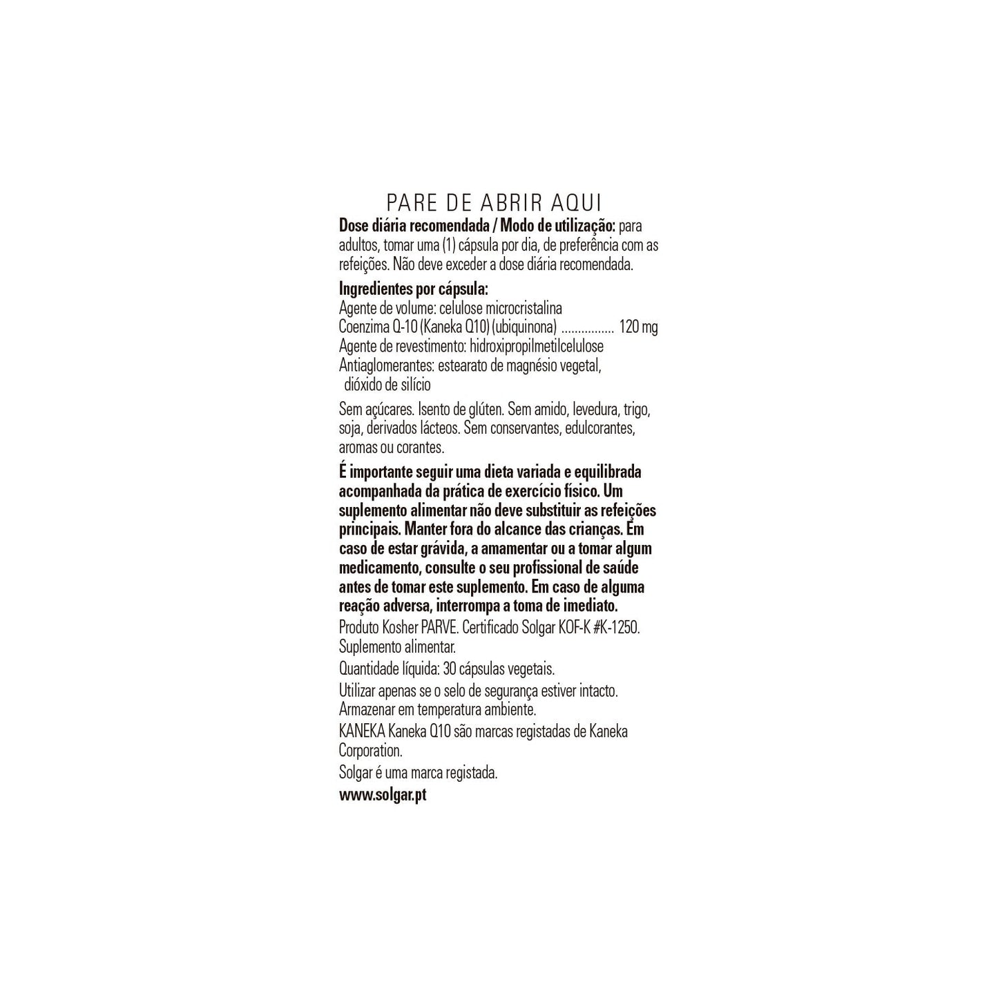 Solgar Coenzima Q-10 120 mg 30vcaps