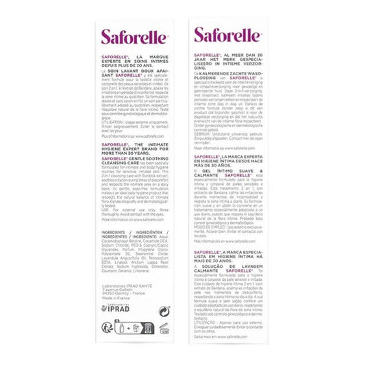 Saforelle Gel Suave y Calmante 250ml