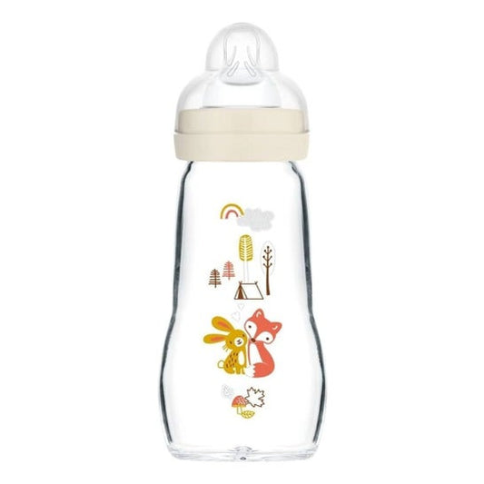 Mam Feel Good Biberon Cristal Blanco +2 Meses 260ml