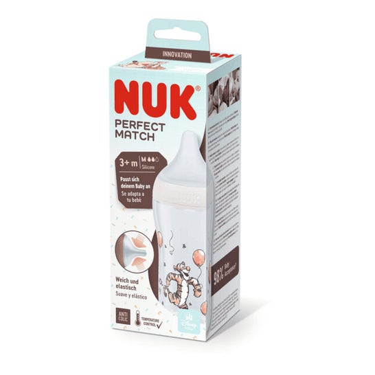 Nuk Perfect Match Biberón Silicona Pp 3+M Tiger 260ml 1ud