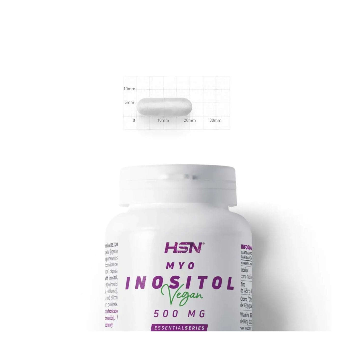 HSN Inositol 500mg 120vcaps