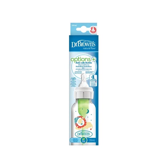 Dr Brown's Biberón Tetina Boca Estrecha Natural Flow 250ml