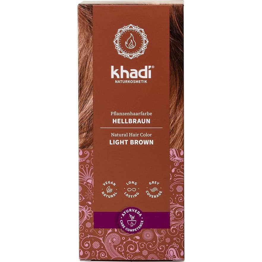 Khadi Tinte Castaño Claro 100% Vegetal 100g