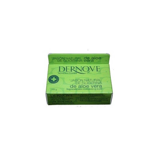 Dernove Jabon Natural De Glicerina De Aloe Vera 100 G