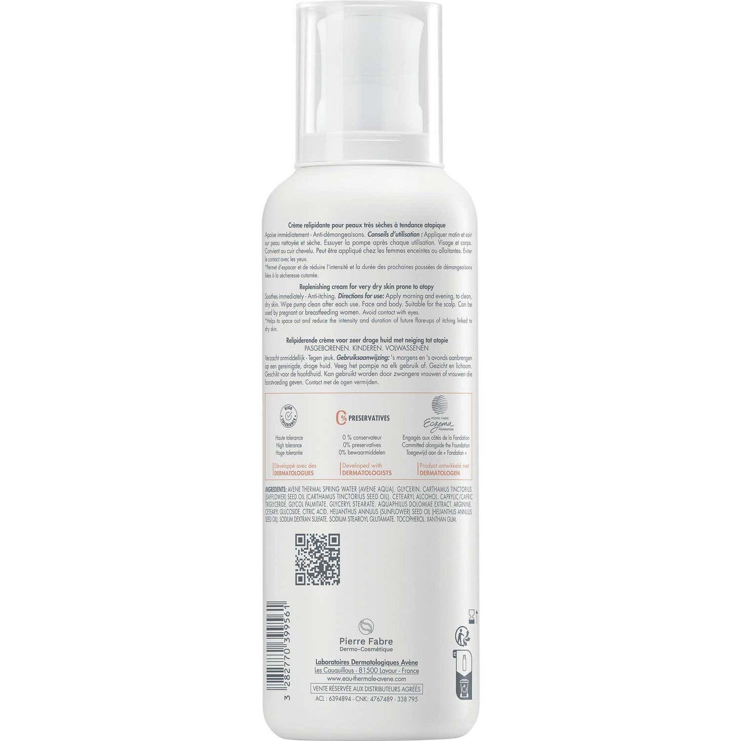 Avène Xeracalm A.D. Crema Relipidizante 400ml