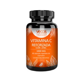 Vecos Nutraceúticals Vitamina C 1000 mg Zinc 90 caps