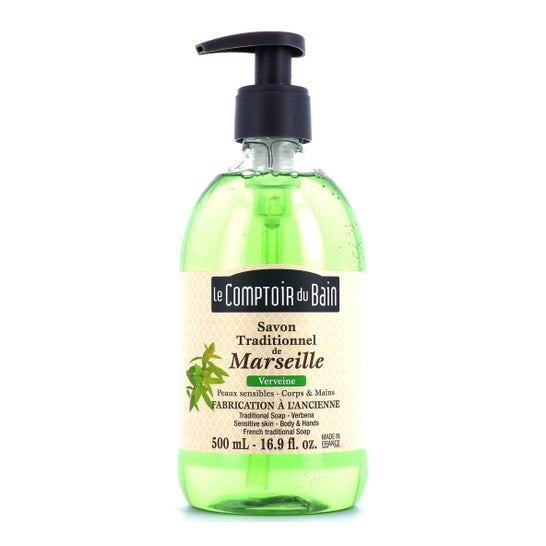 Le Comptoir du Bain Savon Traditionnel de Marseille Verveine 500ml