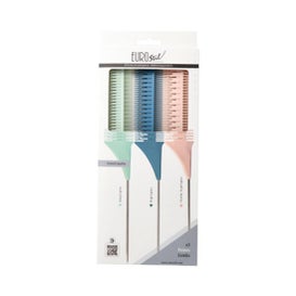 Eurostil Set Peines Mechas Colores 3 uds