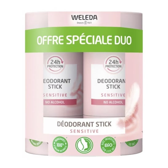 Weleda Desodorante Stick 24H Sensitive 2x50 g