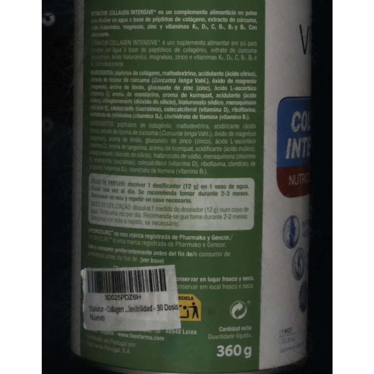 Vitanatur Collagen Intensive Nutrición Articular 360g