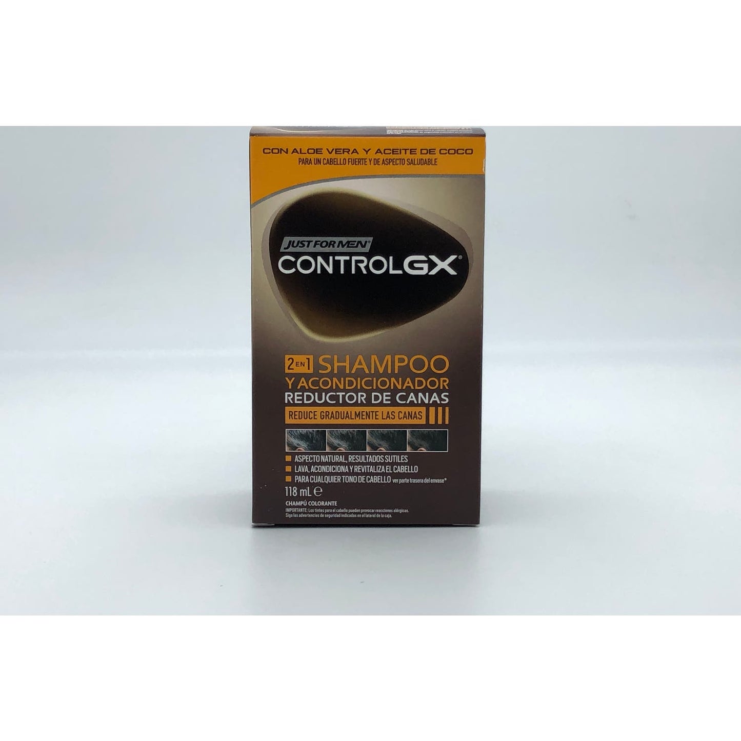 Just For Men Control GX 2 en 1 Champú Acondicionador Reductor Canas 118ml
