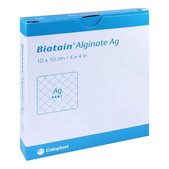 Biatain Alginato AG Apósitos 10x10cm 10uds
