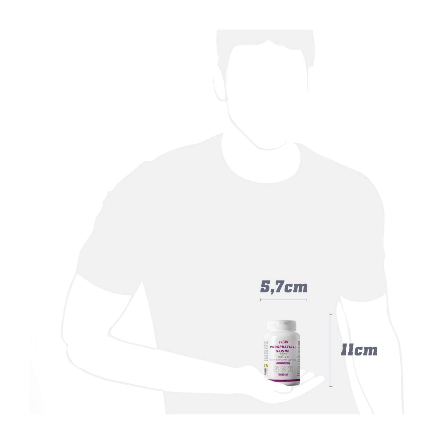 HSN Fosfatidilserina 150mg 120vcaps