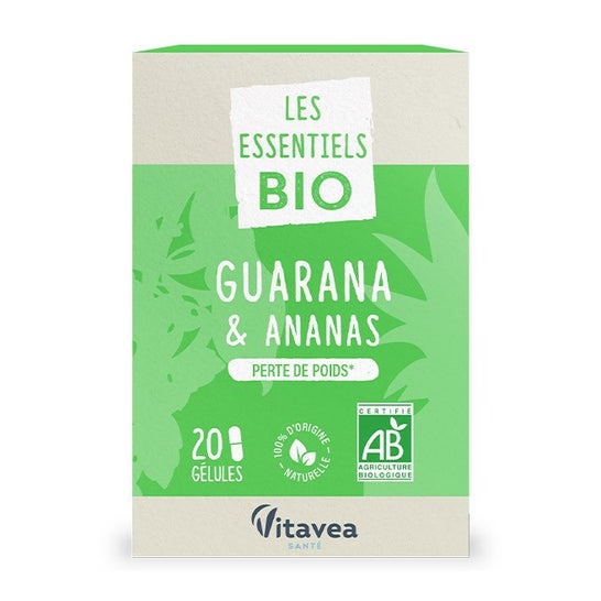 Nutri'sentiels Guaraná y Piña Bio 20 Perlas