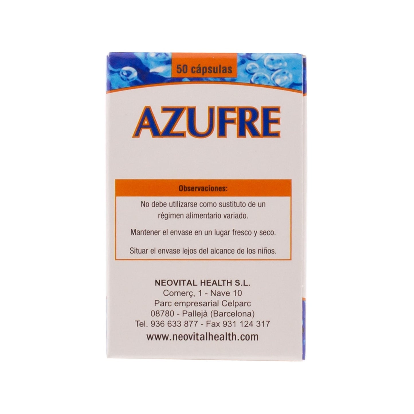 Neo Azufre 50cáps