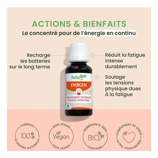 Herbalgem Energem Agotamiento Físico Bio 30 ml
