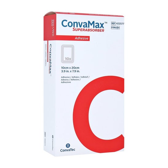 Convatec Convamax Apósito Adhesivo Superabsorbente 10X10cm 10uds