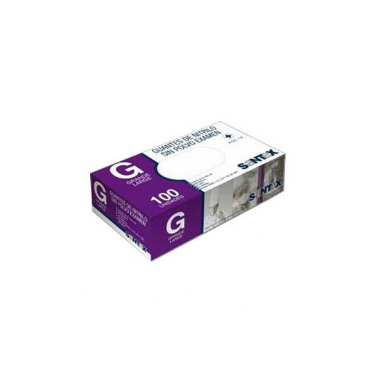 Santex Guantes Látex Sin Polvo Talla XS 100uds