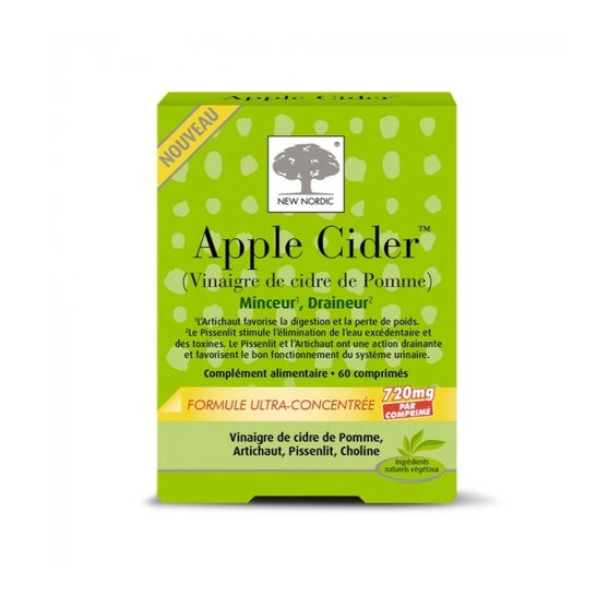 New Nordic Sidra de Manzana 60comp